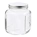 Anchor Hocking AHG17 Crystal Glass Gallon Cracker Jar, 1 gal, Clear