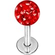 16 Gauge 4mm Red Crystal Ferido Monroe