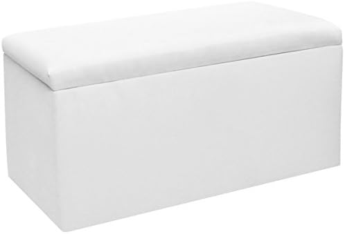 Skyline Furniture Kids Storage Bench in Duck White