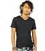 [f13]350円/VネックTシャツ/メンズ半袖[ブラック黒]細/タイト