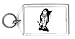 Keychain with man, body, individuals, individual, humans, person, dog, human, acciden...