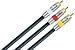 VIDEO STEREO A/V CABLE 1M SET POLY BAG