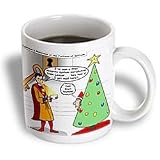 Rich Diesslins Funny Christmas Cartoons - Supermans Christmas - Mugs