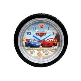 Disney Cars Mcqueen Wall Clock - Tire Shape