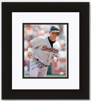 Craig Biggio Autographed Houston Astros 8x10 Photo - Custom Framed
