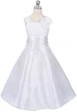 New Gathered Chiffon Empire Flower Girl Dress ~ 4 to 16 Girls ~ First Holy Communion