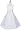 White Gathered Chiffon Empire Dress ~ 6 (SK 3062)