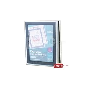 Presentation Books, 24 Pages, 9-1/2x11-1/2, Black - BOOK,PRESENT,FLEXI VIEW,24P(sold in packs of 3)