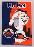 NEW YORK METS MLB Baseball Mr. Met LIGHT SWITCH PLATE COVER