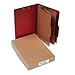 ACCO BRANDS INC. 16036 Pressboard 25-pt. Classification Folder Legal Six-section Earth Red 10/box