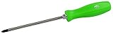 MACTOOLS ペンタグリップスクリュードライバー 長軸(軸長150mm)プラス#2(緑)