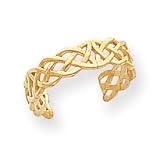 14k Celtic Knot Toe Ring - JewelryWeb