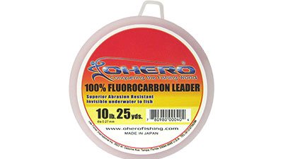 Ohero 100% Fluorocarbon Leader 10 Lb 25 Yards Spool