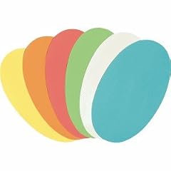5star Moderationskarten Ovale 11x19cm VE=250 St�ck sortiert