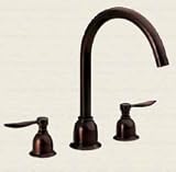 Fusion Hardware River Rock Kitchen Faucet with Diverter In Dark Bronze