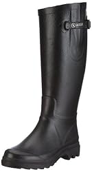 Aigle Aiglentine 85879, Damen Gummistiefel, Schwarz (noir), EU 36