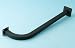 Apollo 227CM Gooseneck Pedestal, 42 inch tall, Curb Mount, Black Powder coated commecial