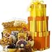 Fall Flavors Gourmet Food and Snacks Tower - A Great Gift Basket for Thanksgiving!
