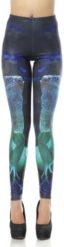 RedExtend Women's Digital Print Wild Beast Animal Tight Stretch Leggings