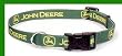 NYL JOHN DEERE ATTIRE ADJ COLLAR 1" JD GREEN