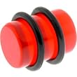 Plug - 3/8 Inches Diameter Ny Apple Red Uv