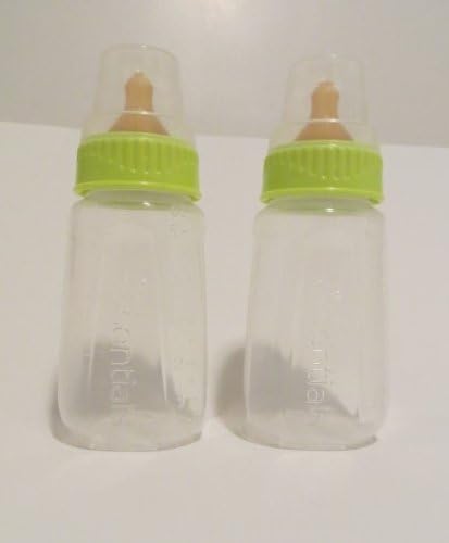 2 Reborn Baby Doll Bottles Green FORMULA KIT with Instructions to ADD Fake Milk and Fake Juice