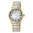 AK Anne Klein #10/9113MPTT Women's Two Tone Easy Reader Expansion Band Watch