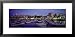 Boats Docked at a Harbor, Old Port, Quebec City, Canada Scenic Framed Art Poster Print by Panoramic Images, 31x15