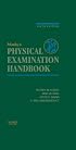 Mosby's Physical Examination Handbook (Seidel, Mosby's Physical Examination Handbook)