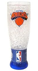 New York Knicks Crystal Pilsner Glass - Basketball Sports Merchandise