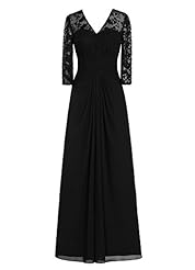 Lace Chiffon Evening Dress/Bridesmaid Dress/Mother-of-the-Bride Dress/Wedding Party Dress 