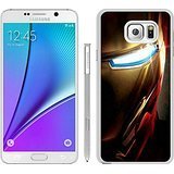 Samsung Galaxy Note 5 Cases Designed With Iron Man Face Close-up iPhone 5 Wallpaper White Case for Samsung Galaxy Note 5