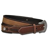 Nocona Laced Edge Concho Western Belt
