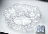 DISPOSABLE CLEAR PLASTIC SHOWER CAP 500 PIECES PER CASE