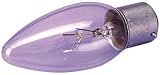GE Lighting 60BCCLPC / 60W Candle Lamp - Bayonet Cap - Clear - Pack of 4