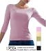 Classic 3/4 Sleeve Fitted Blouse in soft breathable moisture wicking microfiber