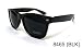 Stylish Men in Black with Blue Lens Theme Sunglasses