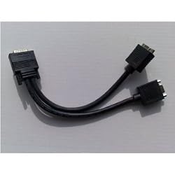 Matrox RGBOE9-E LFH60 to HD15 Dual-Monitor Cable Adapter - 12"