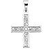 14K Yellow Gold Ornate Designed Greek Cross Pendant
