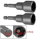 Buy 1 4 Shank Magnetic 14mm Hex Socket Spanner Nut Setter Driver Bit 2Pcs by uxcell