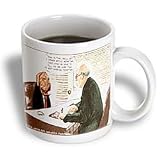Londons Times Funny Dogs Cartoons - Upwardly Mobile Dogue De Bordeaux - Mugs