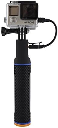 Power Grip Pole compatible with GoPro® Cameras - 10 Hour Battery Pole