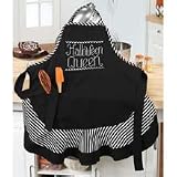 Halloween Queen Apron Stamped Cross-Stitch Kit