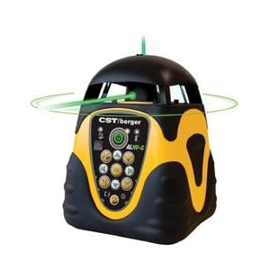 CST Berger 57-ALHVG Green Beam Self Leveling Horizontal and Vertical Interior Rotary Laser Level by CST/Berger