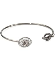 Borgioni Evil Eye and Snake Open Cuff Bracelet