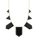 House of Harlow 1960 - Necklace with Black Resin - 14 Karat Yellow Gold Plated