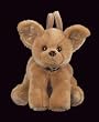 Chico Carrymore Chihuahua Dog Large 12" Stuffed Animal Plush Purse by Bearington Collection