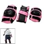 Pink Kids Knee Elbow Wrist Protective Guards Pads for Inline Ice Skate