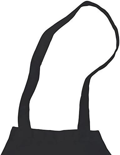 Bib Apron Full Length with Pockets 25 X 28 Chef Kitchen Commercial Restaurant Home Use (Black)