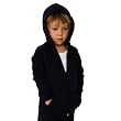 American Apparel 5197 Kids California Fleece Raglan Zip-Up Hoody